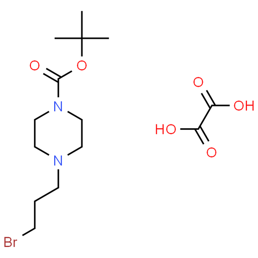 tert-Butyl 4-(3-bromopropyl)piperazine-1-carboxylate oxalate
