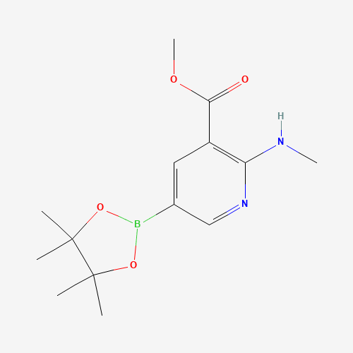 methyl 2-(methylamino)-5-(4,4,5,5-tetramethyl-1,3,2-dioxaborolan-2-yl)nicotinate
