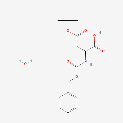 (R)-2-(((Benzyloxy)carbonyl)amino)-4-(tert-butoxy)-4-oxobutanoic acid hydrate
