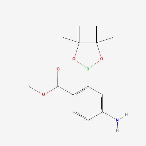 MEthyl 4-amino-2-(tetramethyl-1,3,2-dioxaborolan-2-yl)benzoate