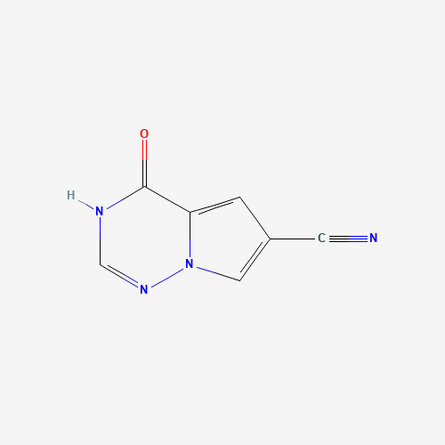 4-Oxo-3,4-dihydropyrrolo[2,1-f][1,2,4]triazine-6-carbonitrile