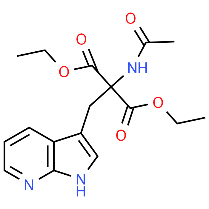 Diethyl 2-((1H-pyrrolo[2,3-b]pyridin-3-yl)methyl)-2-acetamidomalonate