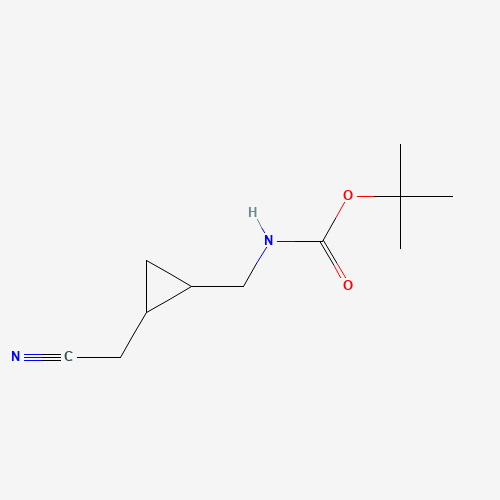 tert-Butyl ((2-(cyanomethyl)cyclopropyl)methyl)carbamate