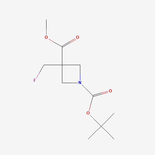 1-tert-butyl 3-methyl 3-(fluoromethyl)azetidine-1,3-dicarboxylate