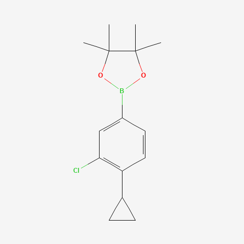 2-(3-Chloro-4-cyclopropylphenyl)-4,4,5,5-tetramethyl-1,3,2-dioxaborolane