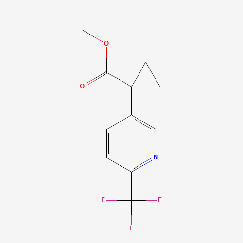 Methyl 1-(6-(trifluoromethyl)pyridin-3-yl)cyclopropane-1-carboxylate