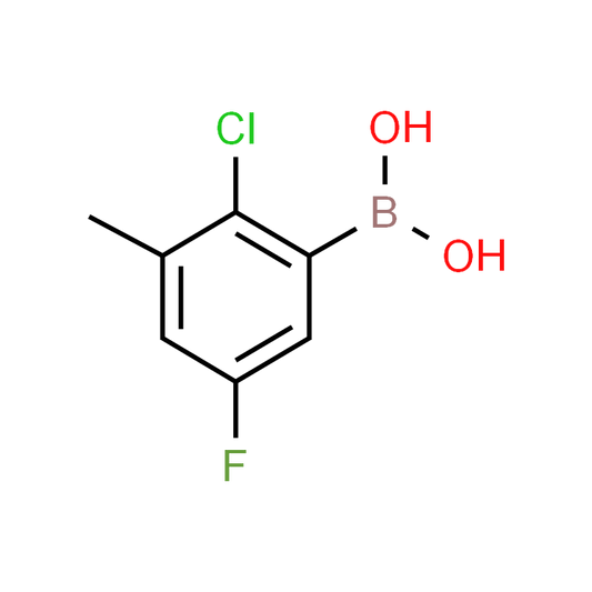 (2-Chloro-5-fluoro-3-methylphenyl)boronic acid