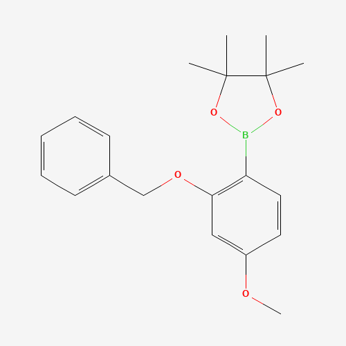 2-(2-(Benzyloxy)-4-methoxyphenyl)-4,4,5,5-tetramethyl-1,3,2-dioxaborolane