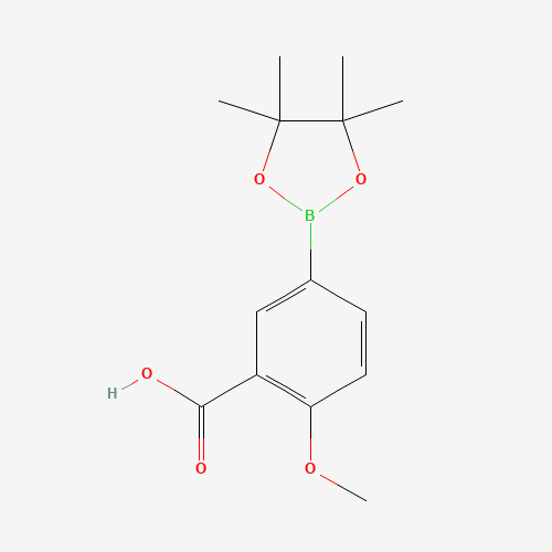 2-Methoxy-5-(4,4,5,5-tetramethyl-1,3,2-dioxaborolan-2-yl)benzoic acid