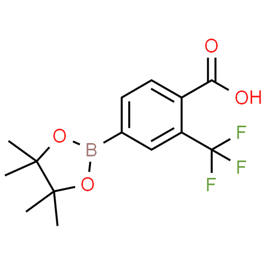 4-(4,4,5,5-Tetramethyl-1,3,2-dioxaborolan-2-yl)-2-(trifluoromethyl)benzoic acid