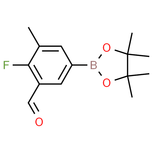 2-Fluoro-3-methyl-5-(4,4,5,5-tetramethyl-1,3,2-dioxaborolan-2-yl)benzaldehyde