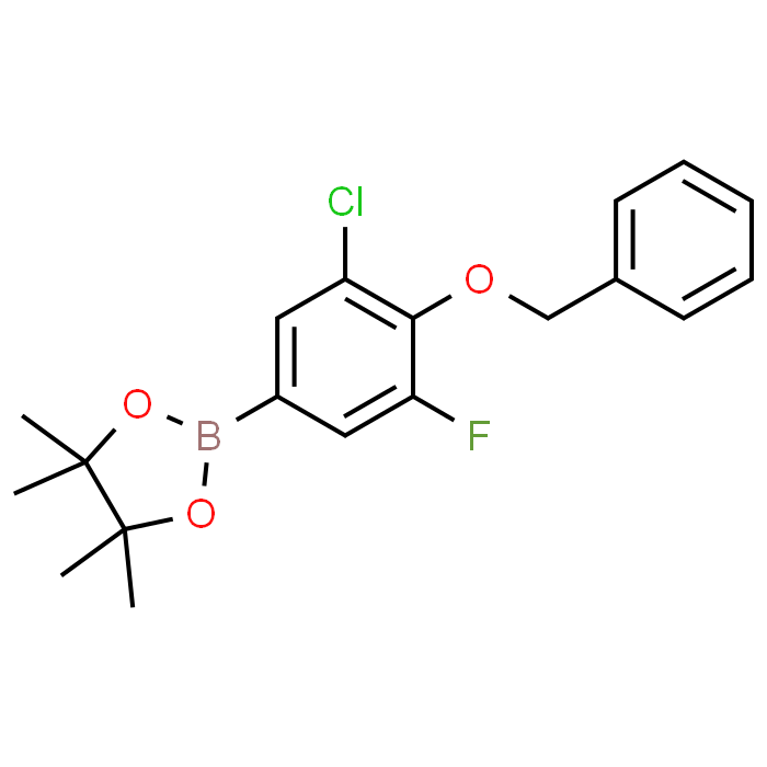 2-(4-(Benzyloxy)-3-chloro-5-fluorophenyl)-4,4,5,5-tetramethyl-1,3,2-dioxaborolane