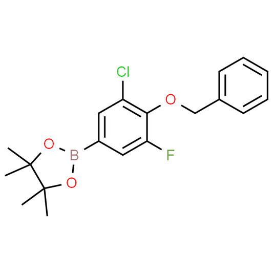 2-(4-(Benzyloxy)-3-chloro-5-fluorophenyl)-4,4,5,5-tetramethyl-1,3,2-dioxaborolane