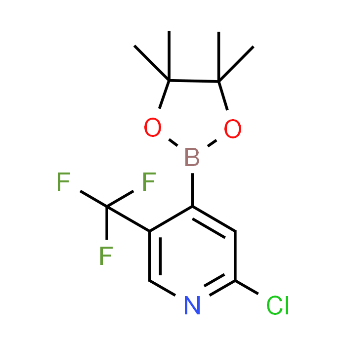 2-Chloro-4-(4,4,5,5-tetramethyl-1,3,2-dioxaborolan-2-yl)-5-(trifluoromethyl)pyridine