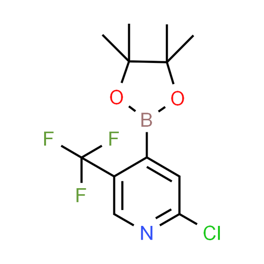 2-Chloro-4-(4,4,5,5-tetramethyl-1,3,2-dioxaborolan-2-yl)-5-(trifluoromethyl)pyridine