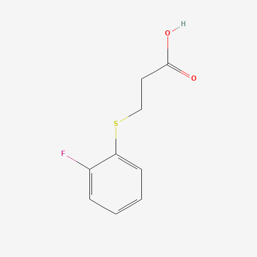 3-((2-Fluorophenyl)thio)propanoic acid