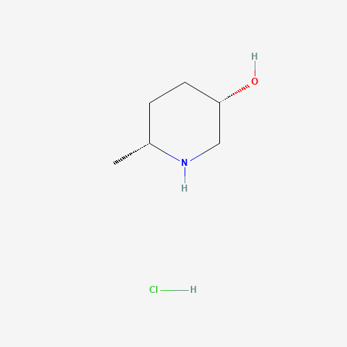 (3S,6R)-6-Methylpiperidin-3-ol hydrochloride