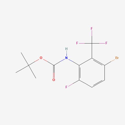 tert-Butyl (3-bromo-6-fluoro-2-(trifluoromethyl)phenyl)carbamate