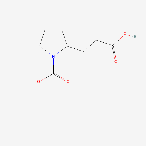 3-(1-(tert-Butoxycarbonyl)pyrrolidin-2-yl)propanoic acid
