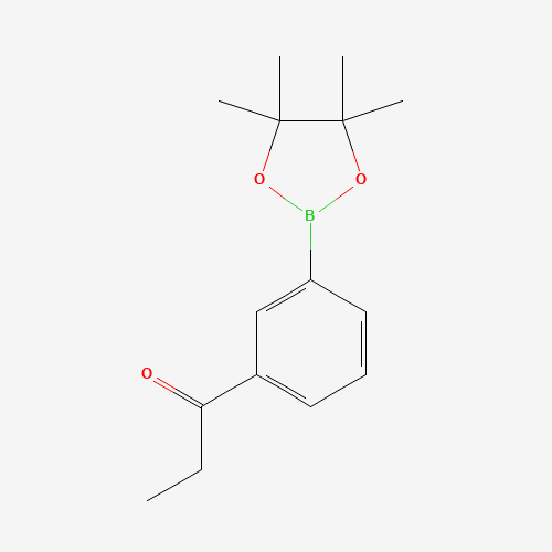 1-(3-(4,4,5,5-Tetramethyl-1,3,2-dioxaborolan-2-yl)phenyl)propan-1-one