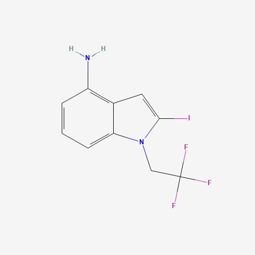2-Iodo-1-(2,2,2-trifluoroethyl)-1H-indol-4-amine