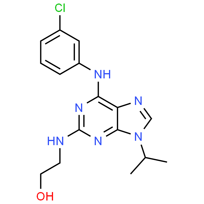 2-((6-((3-Chlorophenyl)amino)-9-isopropyl-9H-purin-2-yl)amino)ethan-1-ol