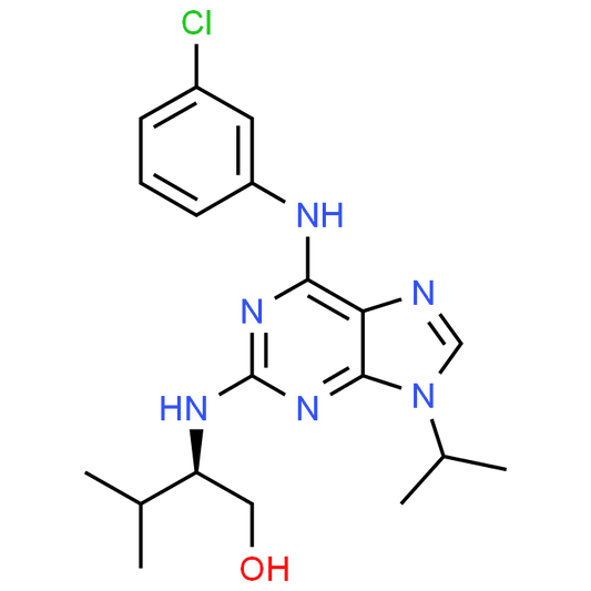 (R)-2-((6-((3-Chlorophenyl)amino)-9-isopropyl-9H-purin-2-yl)amino)-3-methylbutan-1-ol