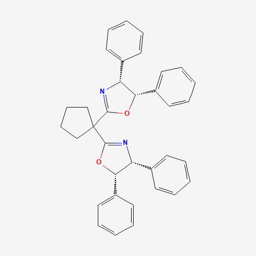 (4R,4'R,5S,5'S)-2,2'-(Cyclopentane-1,1-diyl)bis(4,5-diphenyl-4,5-dihydrooxazole)