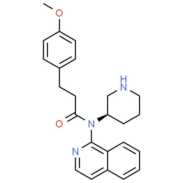 (R)-N-(Isoquinolin-1-yl)-3-(4-methoxyphenyl)-N-(piperidin-3-yl)propanamide