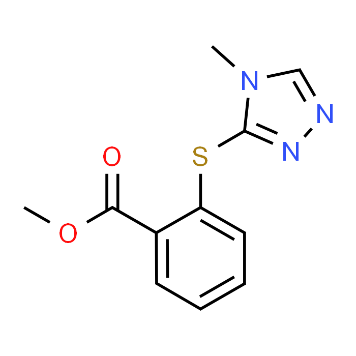 METHYL 2-((4-METHYL-4H-1,2,4-TRIAZOL-3-YL)THIO)BENZOATE