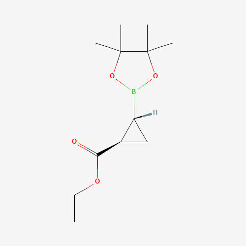 rel-(1R,2R)-Ethyl 2-(4,4,5,5-tetramethyl-1,3,2-dioxaborolan-2-yl)cyclopropanecarboxylate