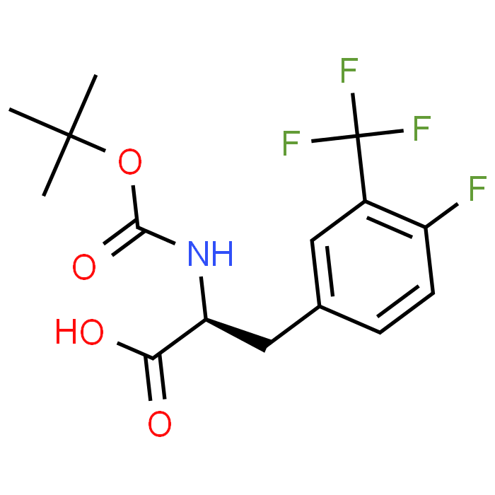 (S)-2-((tert-Butoxycarbonyl)amino)-3-(4-fluoro-3-(trifluoromethyl)phenyl)propanoic acid