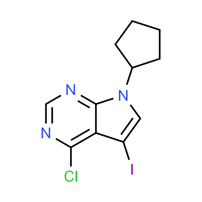 4-Chloro-7-cyclopentyl-5-iodo-7H-pyrrolo[2,3-d]pyrimidine