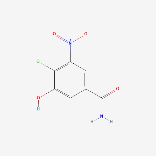 4-Chloro-3-hydroxy-5-nitrobenzamide