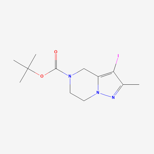 tert-Butyl 3-iodo-2-methyl-6,7-dihydropyrazolo[1,5-a]pyrazine-5(4H)-carboxylate