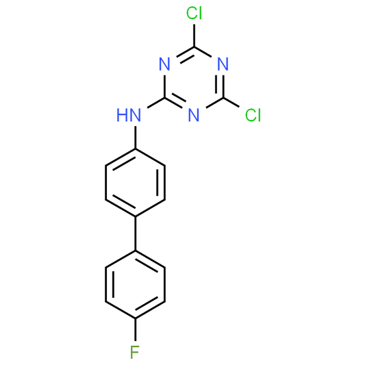 4,6-Dichloro-N-(4'-fluoro-[1,1'-biphenyl]-4-yl)-1,3,5-triazin-2-amine