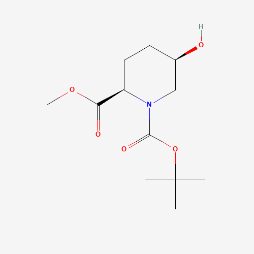 1-(tert-Butyl) 2-methyl (2R,5R)-5-hydroxypiperidine-1,2-dicarboxylate