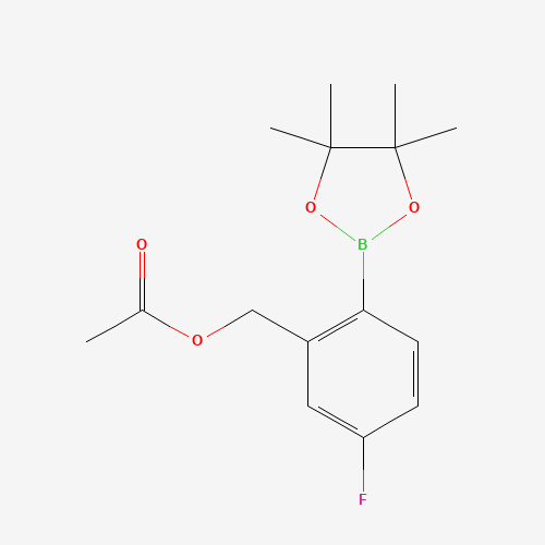 5-Fluoro-2-(4,4,5,5-tetramethyl-1,3,2-dioxaborolan-2-yl)benzyl acetate