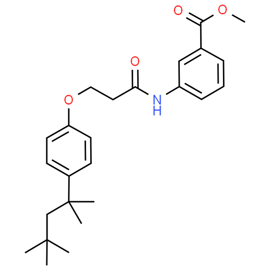 Methyl 3-(3-(4-(2,4,4-trimethylpentan-2-yl)phenoxy)propanamido)benzoate