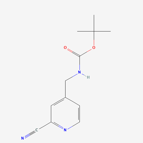4-[(tert-Butoxycarbonylamino)methyl]-2-cyanopyridine