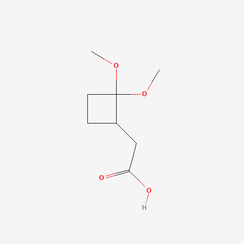 2-(2,2-Dimethoxycyclobutyl)acetic acid