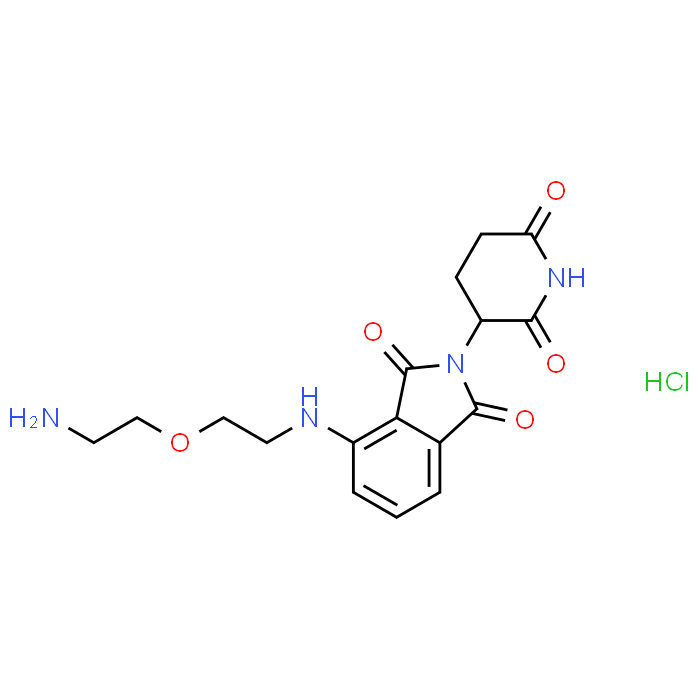 4-((2-(2-Aminoethoxy)ethyl)amino)-2-(2,6-dioxopiperidin-3-yl)isoindoline-1,3-dione hydrochloride