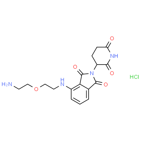 4-((2-(2-Aminoethoxy)ethyl)amino)-2-(2,6-dioxopiperidin-3-yl)isoindoline-1,3-dione hydrochloride