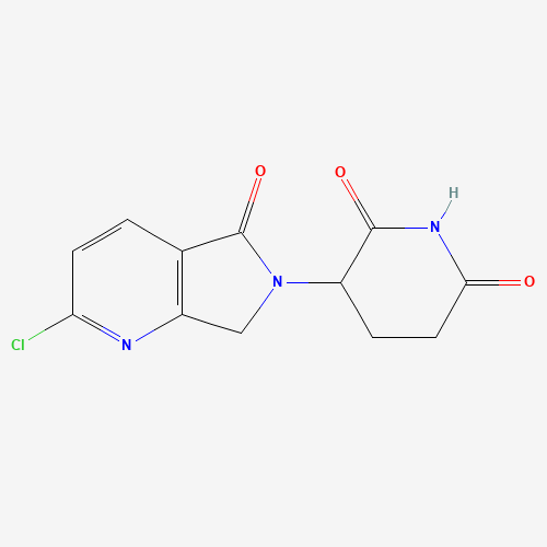 3-(2-Chloro-5-oxo-5,7-dihydro-6H-pyrrolo[3,4-b]pyridin-6-yl)piperidine-2,6-dione