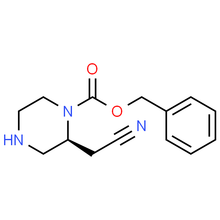 Benzyl (S)-2-(cyanomethyl)piperazine-1-carboxylate