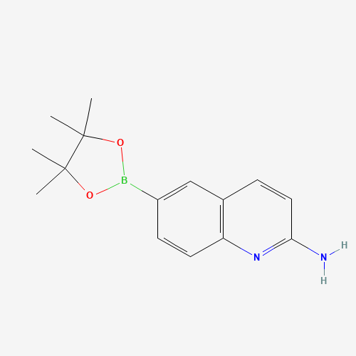 6-(4,4,5,5-Tetramethyl-1,3,2-dioxaborolan-2-yl)quinolin-2-amine