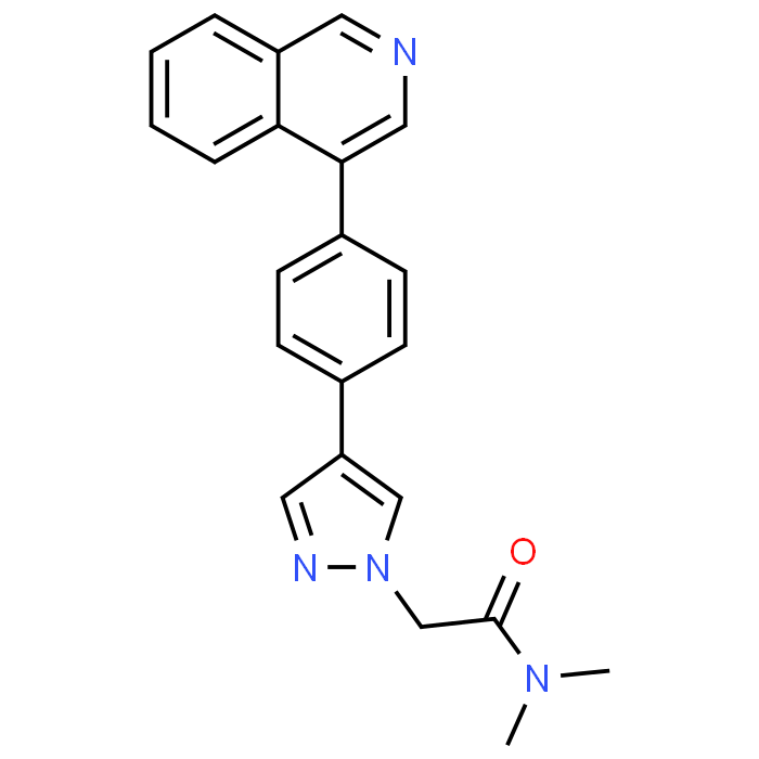 2-(4-(4-(Isoquinolin-4-yl)phenyl)-1H-pyrazol-1-yl)-N,N-dimethylacetamide