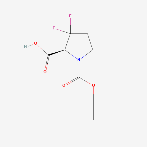 (2S)-1-[(tert-butoxy)carbonyl]-3,3-difluoropyrrolidine-2-carboxylic acid