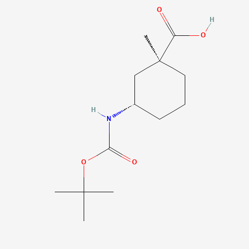(1S,3S)-3-{[(tert-butoxy)carbonyl]amino}-1-methylcyclohexane-1-carboxylic acid