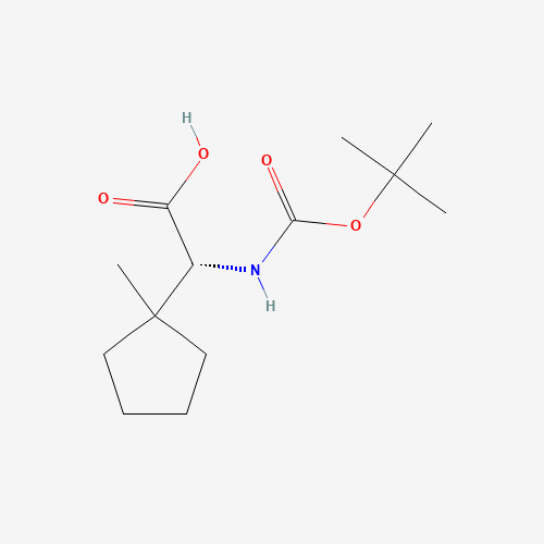 (2R)-2-{[(tert-butoxy)carbonyl]amino}-2-(1-methylcyclopentyl)acetic acid
